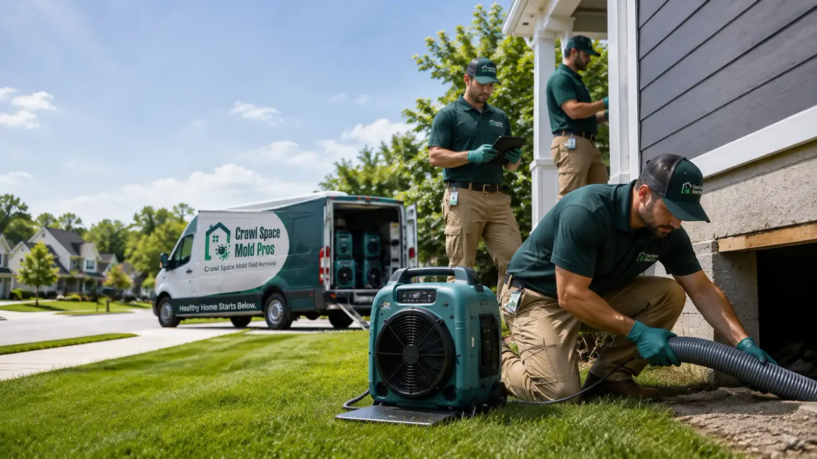 Crawl Space Mold Removal in Hayesville, OH
